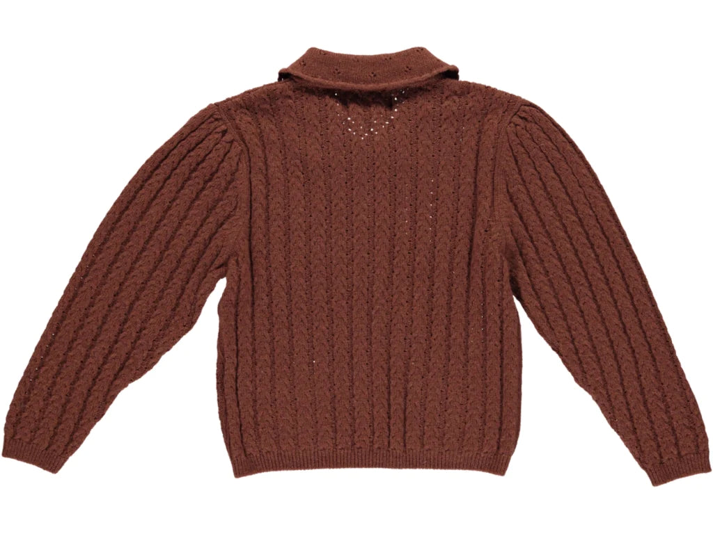 Loulou Cardigan Walnut