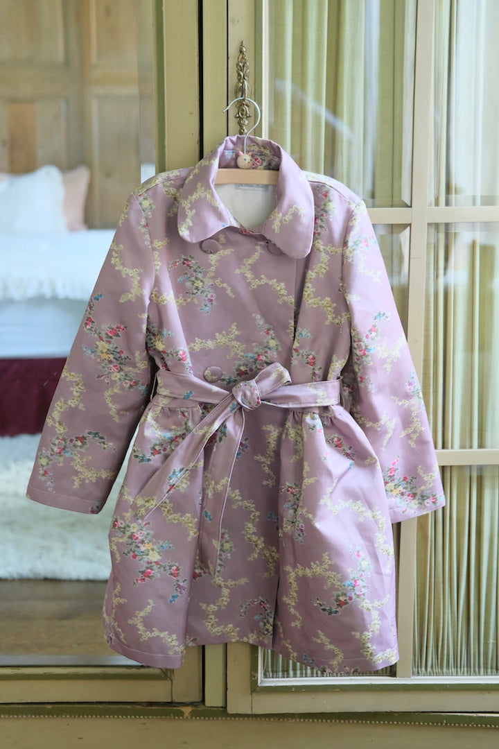 Anais Floral Satin Coat