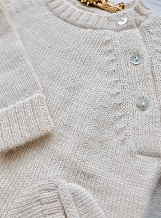 Alpaca Pullover Ecru