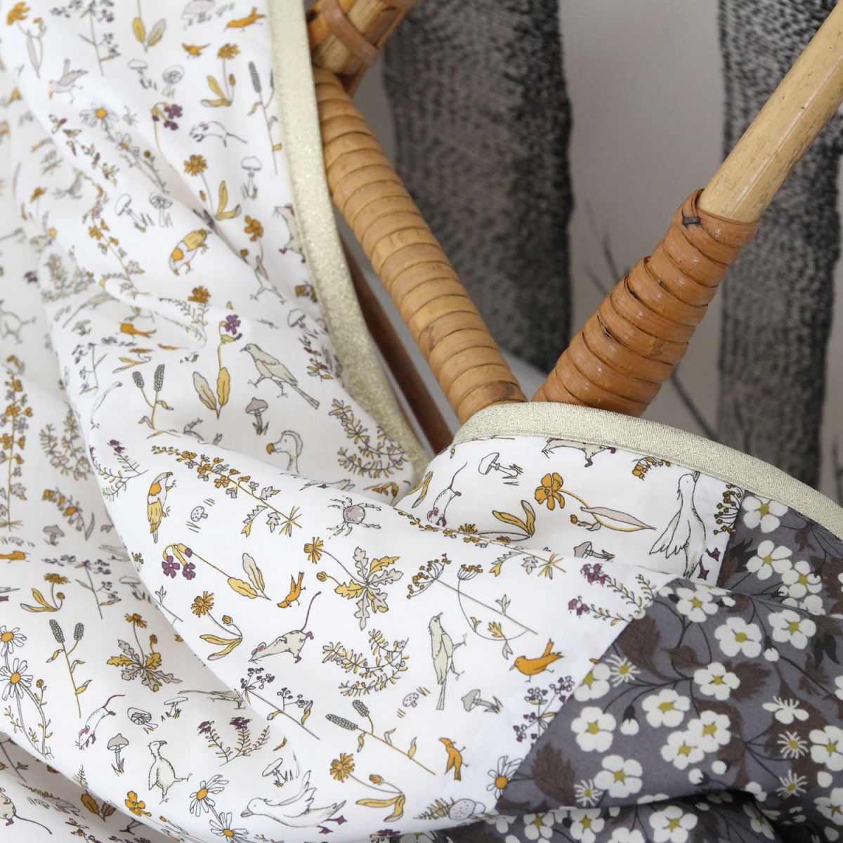 Sherpa & Liberty Blanket