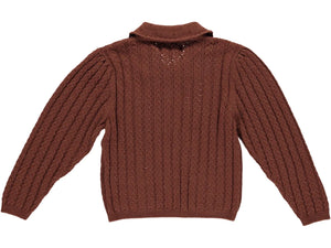 Loulou Cardigan Walnut