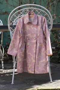 Anais Floral Satin Coat
