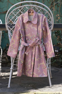 Anais Floral Satin Coat