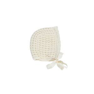 Bebe Waffle Bonnet Natural