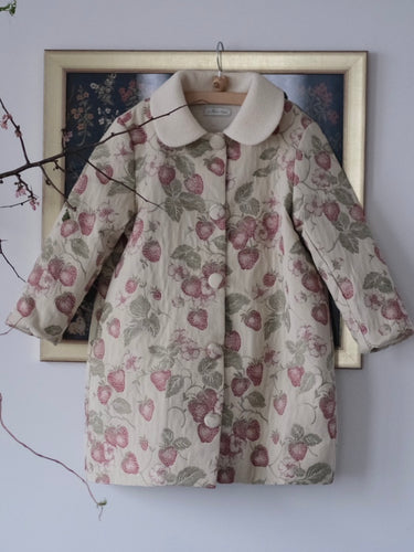 Strawberry Jacquard Coat
