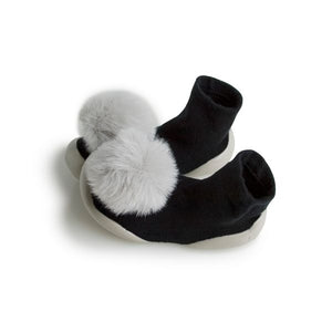 Pom-Pom Carbon Slipper Sock
