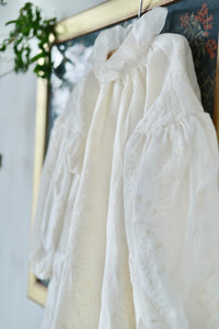 Corinne Drop Shoulder Embroidered Dress
