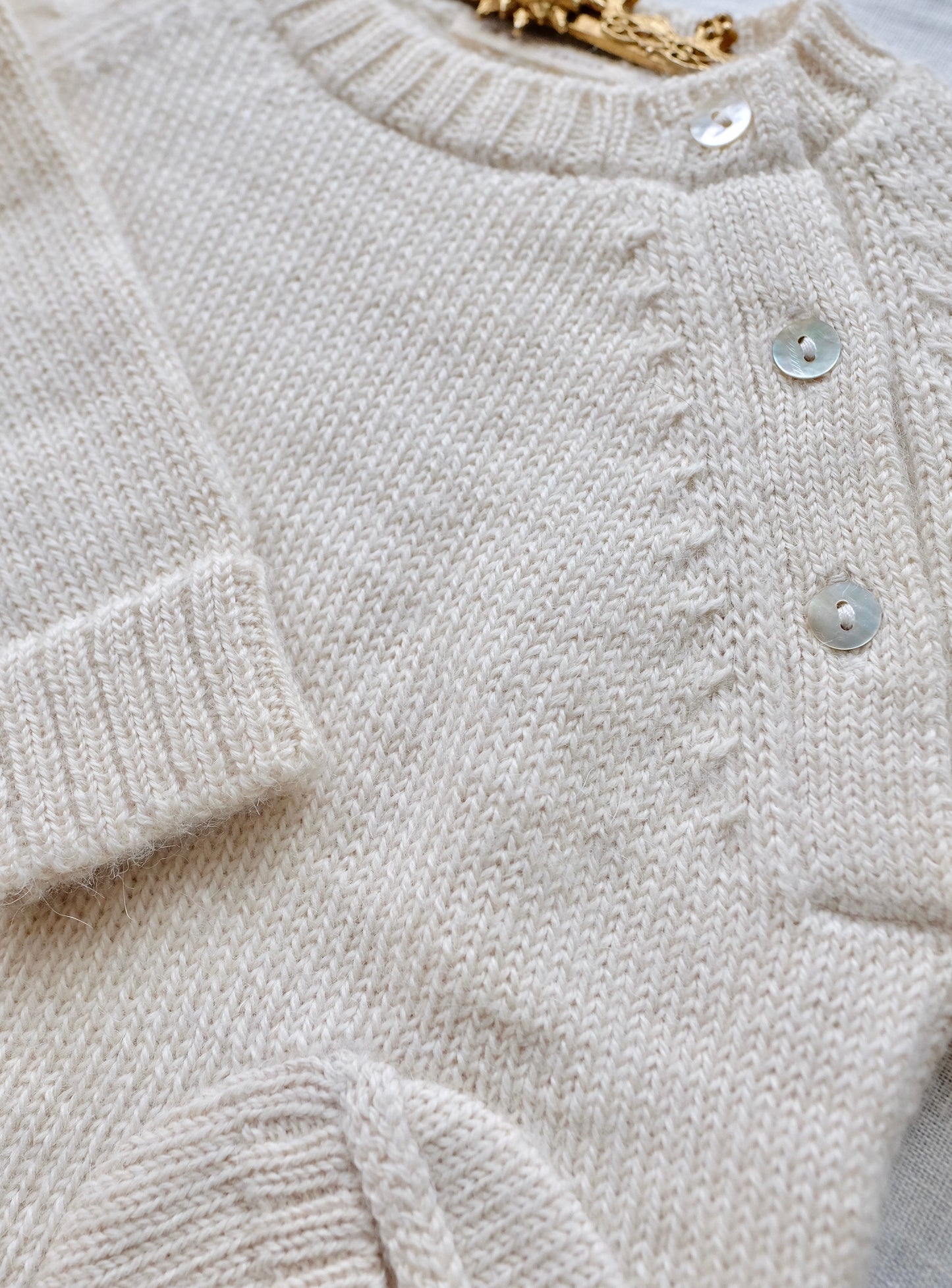 Alpaca Pullover Ecru