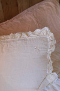 Ivory Linen Crib Set