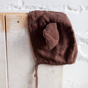 Fawn Linen Bonnet