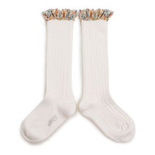 Load image into Gallery viewer, Elisabeth - Liberty Ruffle Knee-High Socks