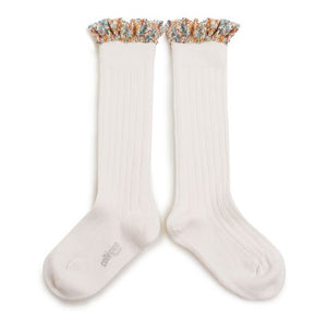 Elisabeth - Liberty Ruffle Knee-High Socks