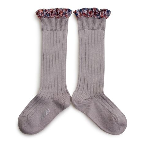 Elisabeth - Liberty Ruffle Knee-High Socks