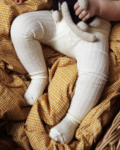 Rib Wool Tights