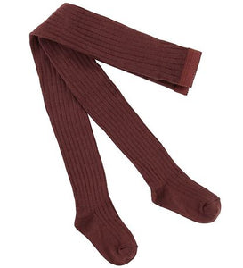 Cotton Rib Tights